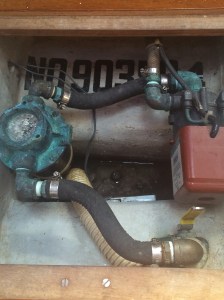 Our official number happens to be affixed to next the bilge pump which BTW needs a good flushing. It's dirty!!