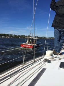 Second tow of the day. Life's always an adventure with Steve Fisher.