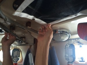 ...and then position the screen on that stud...